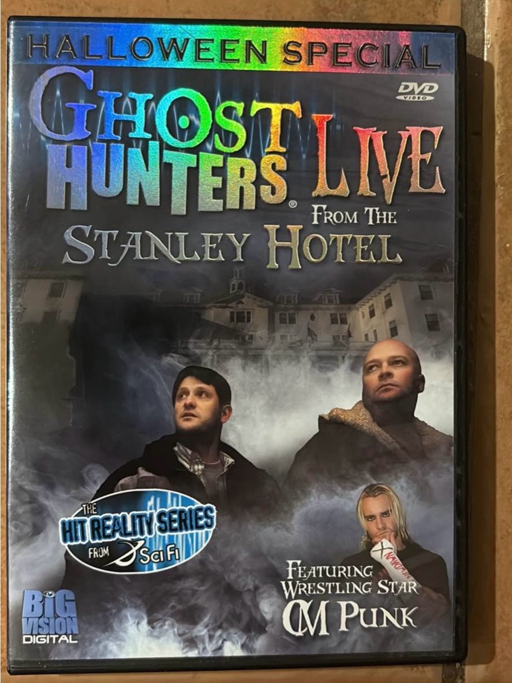 Ghost Hunters Live From The Stanley Hotel DVD - Holographic Title